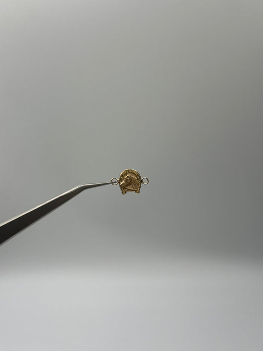 Herraje Caballo Oro amarillo 18k 0,51 Gr / 1 Cm