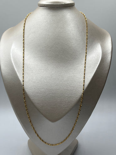 Cadena It Dubai Oro amarillo 18k 8,11 Gr / 2 mm / 60 Cm
