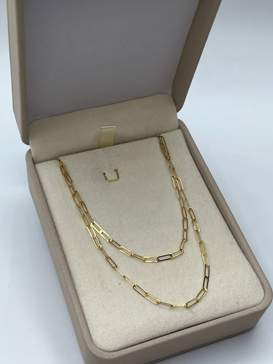 Cadena It Cajon Oro amarillo 18k +3 / 2,36 Gr / 2 mm / 50 Cm