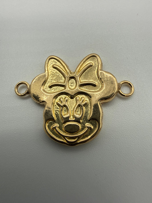 Herraje Minni Mouse Oro amarillo 18k 0,59 Gr / 1,4 Cm