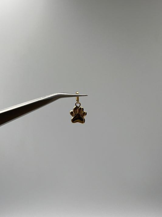 Dije Huella Oro amarillo 18k 0,28 Gr / 7,8 mm / 0,9 Cm