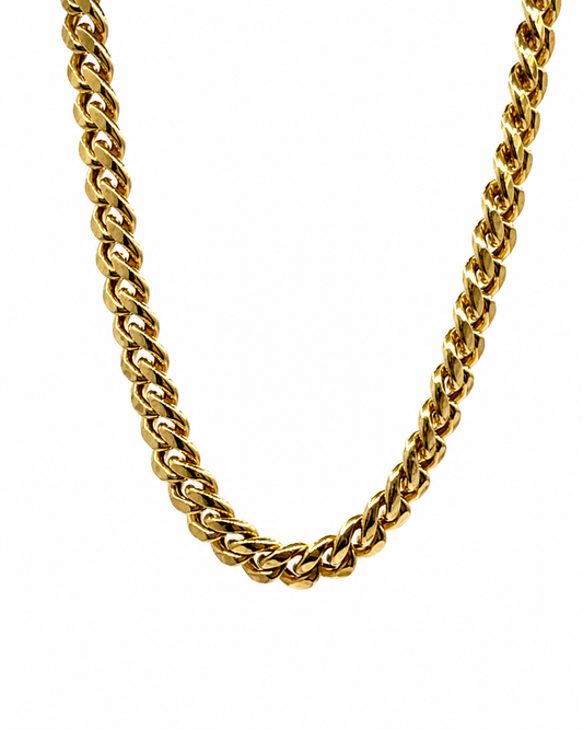 Cadena It Cubana Oro amarillo 18k 18,04 Gr / 7,40 mm / 60 Cm