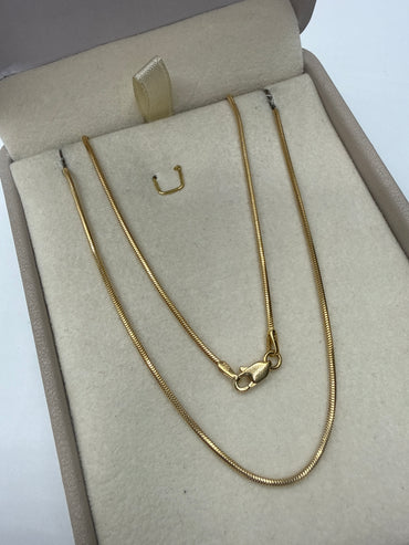 Cadena It Cola Raton Oro amarillo 18k 4,13 Gr / 1,20 mm / 50 Cm