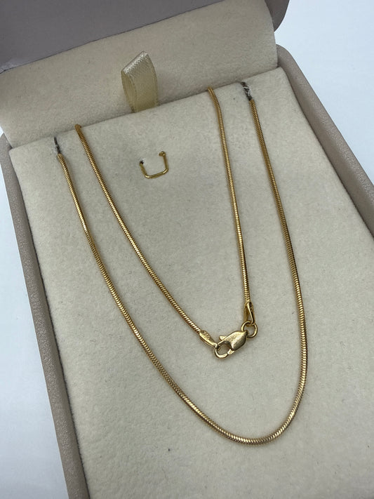 Cadena It Cola Raton Oro amarillo 18k 4,13 Gr / 1,20 mm / 50 Cm