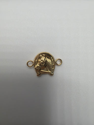 Herraje Caballo Oro amarillo 18k 0,44 Gr / 0,9 Cm