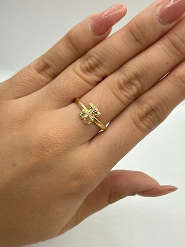 Anillo Oso Oro amarillo 18k / Talla 8 1/2 / 1,25 Gr / 10 mm