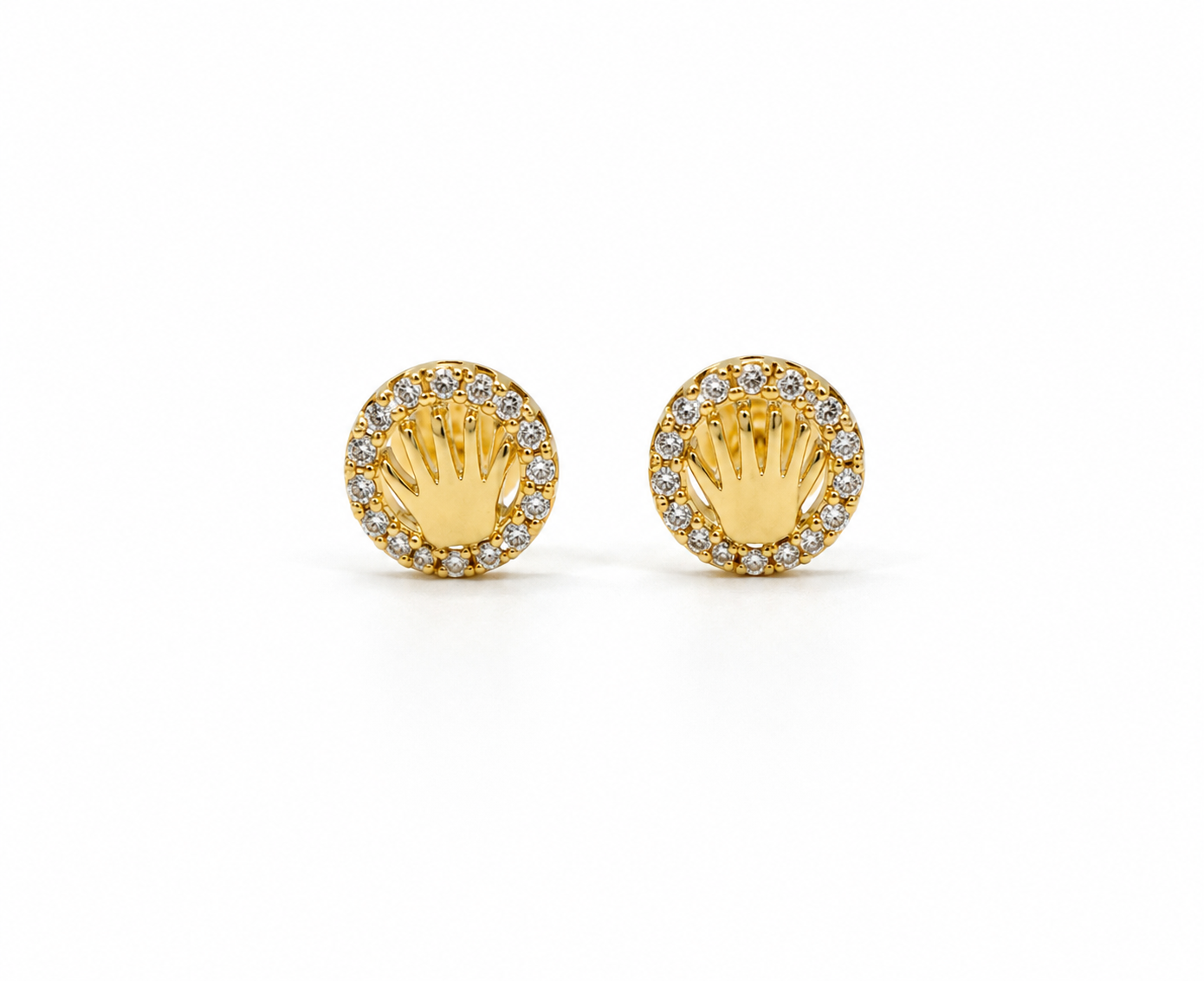 Topos RX Circon Blanco Oro amarillo 18k 1,06 Gr / 6,65 mm