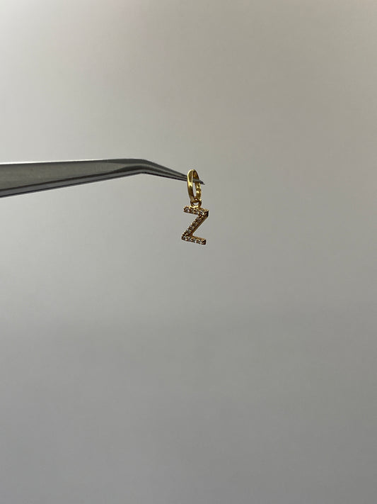 Dije Letra Z Oro amarillo 18k 0,47 Gr / 5,40 mm / 1 Cm