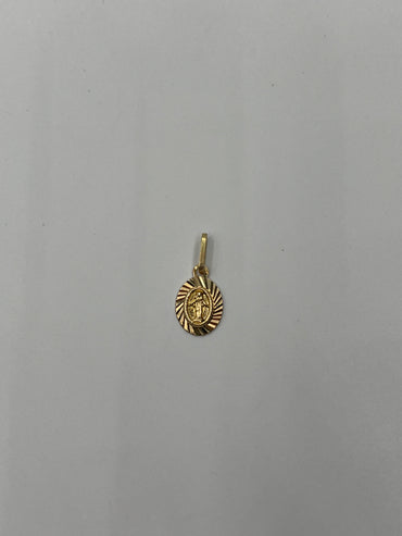 Dije Virgen Milagrosa Oro amarillo 18k 0,45 Gr / 7,4 mm / 1 Cm