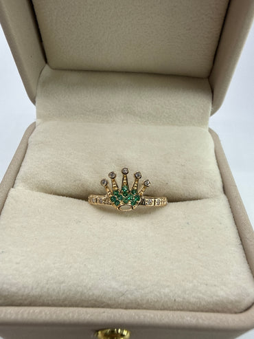 Anillo RX Oro amarillo 18k / Talla 6 1/2 / 1,89 Gr / 10 mm
