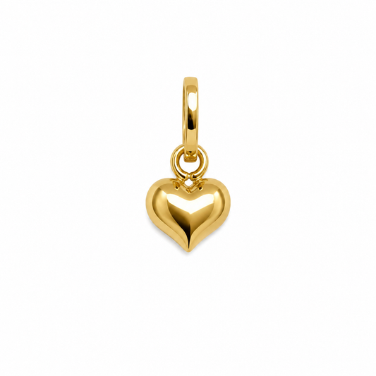 Dije Corazon Liso Oro amarillo 18k 0,25 Gr / 6,60 mm / 0,8 Cm