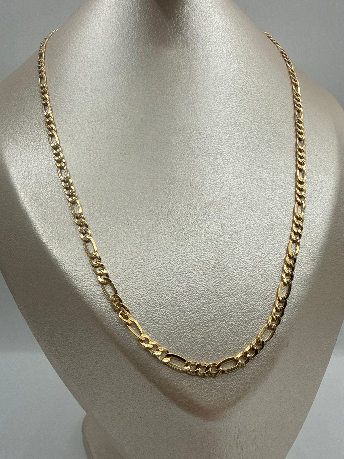 Cadena It Figaro Oro amarillo 18k 7,38 Gr / 3,4 mm / 70 Cm