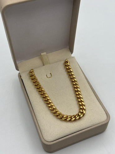 Cadena It Cubana Oro amarillo 18k 18,04 Gr / 7,40 mm / 60 Cm