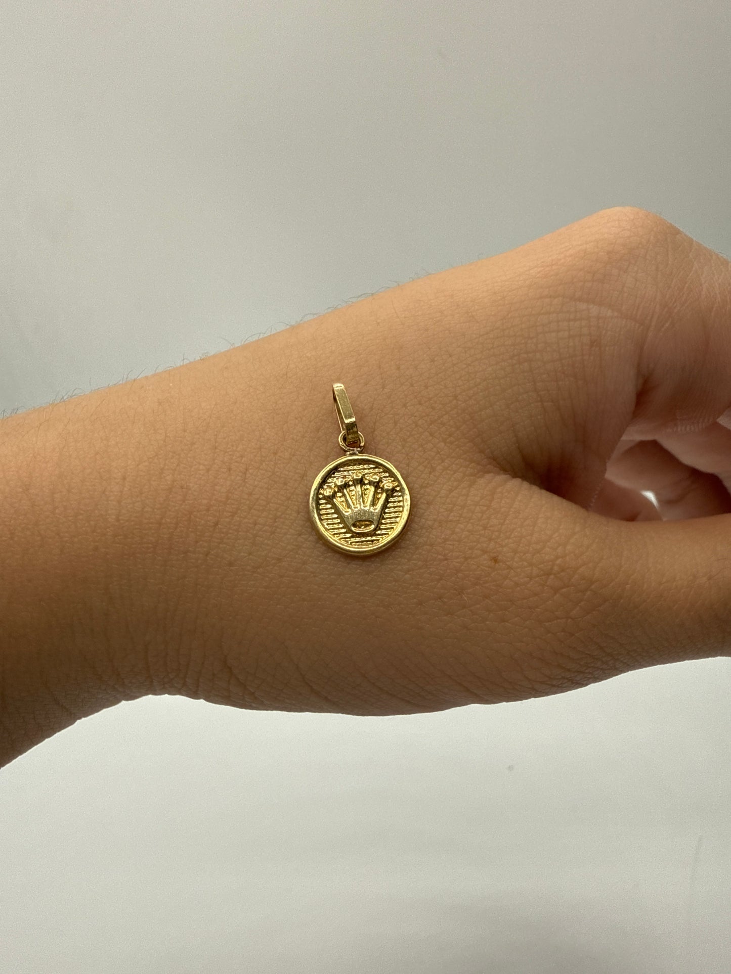 Dije RX Oro amarillo 18k 0,48 Gr / 10 mm / 1 Cm