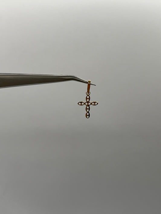 Dije Cruz GC Oro amarillo 18k 0,37 Gr / 11 mm / 1,6 Cm