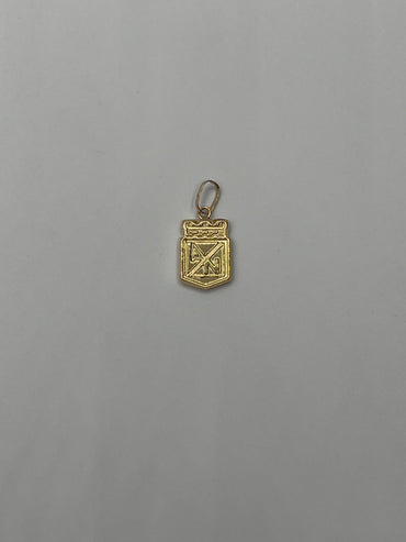 Dije Atletico Nacional Oro amarillo 18k 0,55 Gr / 9,15 mm / 1,5 Cm