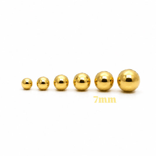 Bola Lisa 7mm / Oro Amarillo