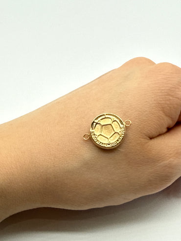 Herraje FDC Colombia Oro amarillo 18k 0,88 Gr / 1,5 Cm