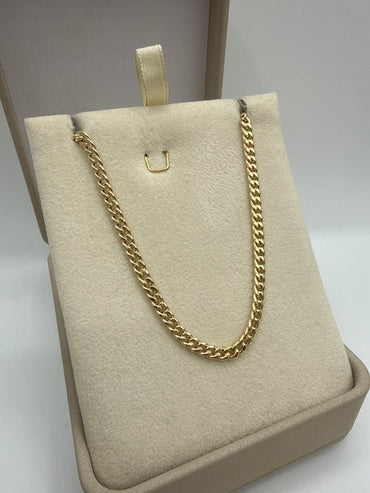 Cadena It Cubana Oro amarillo 18k 3,72 Gr / 3,50 mm / 60 Cm