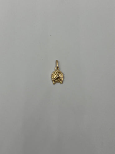 Dije Caballo Oro amarillo 18k 0,58 Gr / 9 mm / 1,1 Cm