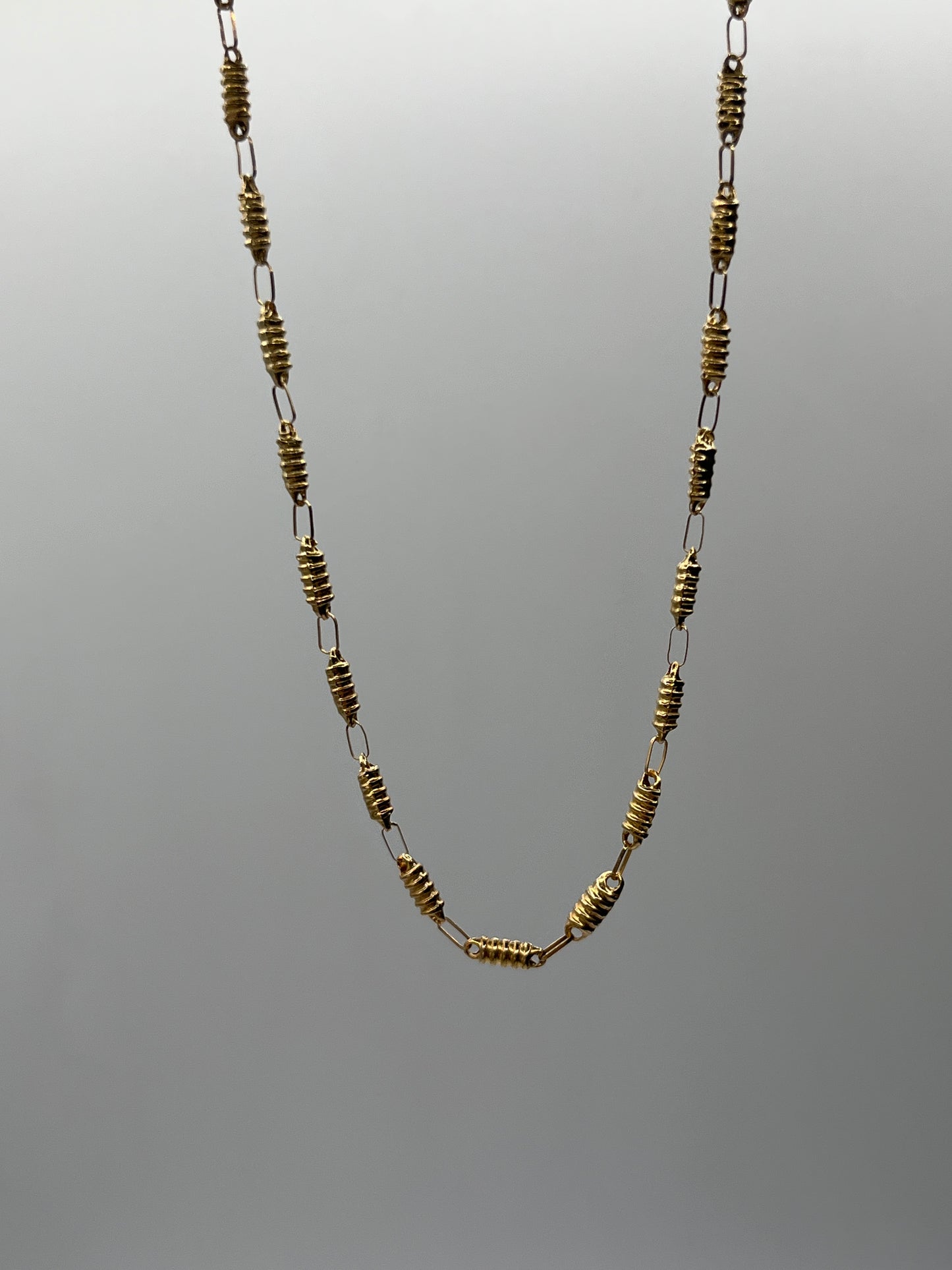Cadena Rustica Oro amarillo 18k 6,24 Gr / 3,7 mm / 60 Cm