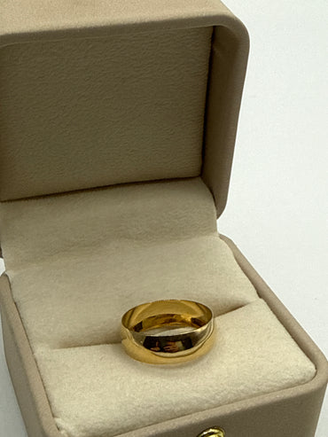 Anillo Liso Oro amarillo 18k / Talla 8 / 2,02 Gr / 6,20 mm