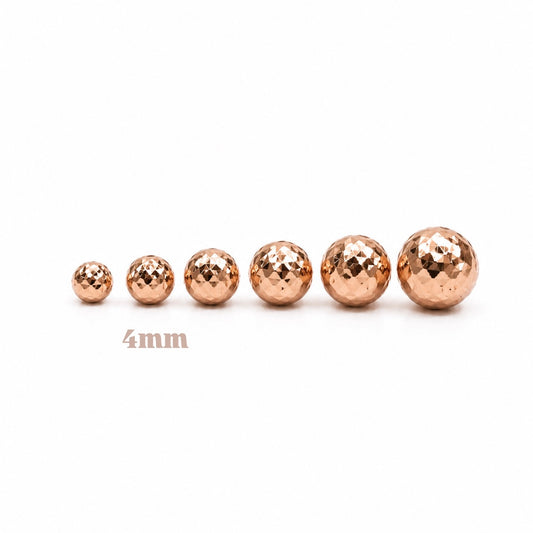 Bola Diamantada 4mm / Oro Rosa