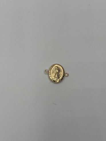 Herraje Virgen Guadalupe Oro amarillo 18k 0,49 Gr / 1,2 Cm