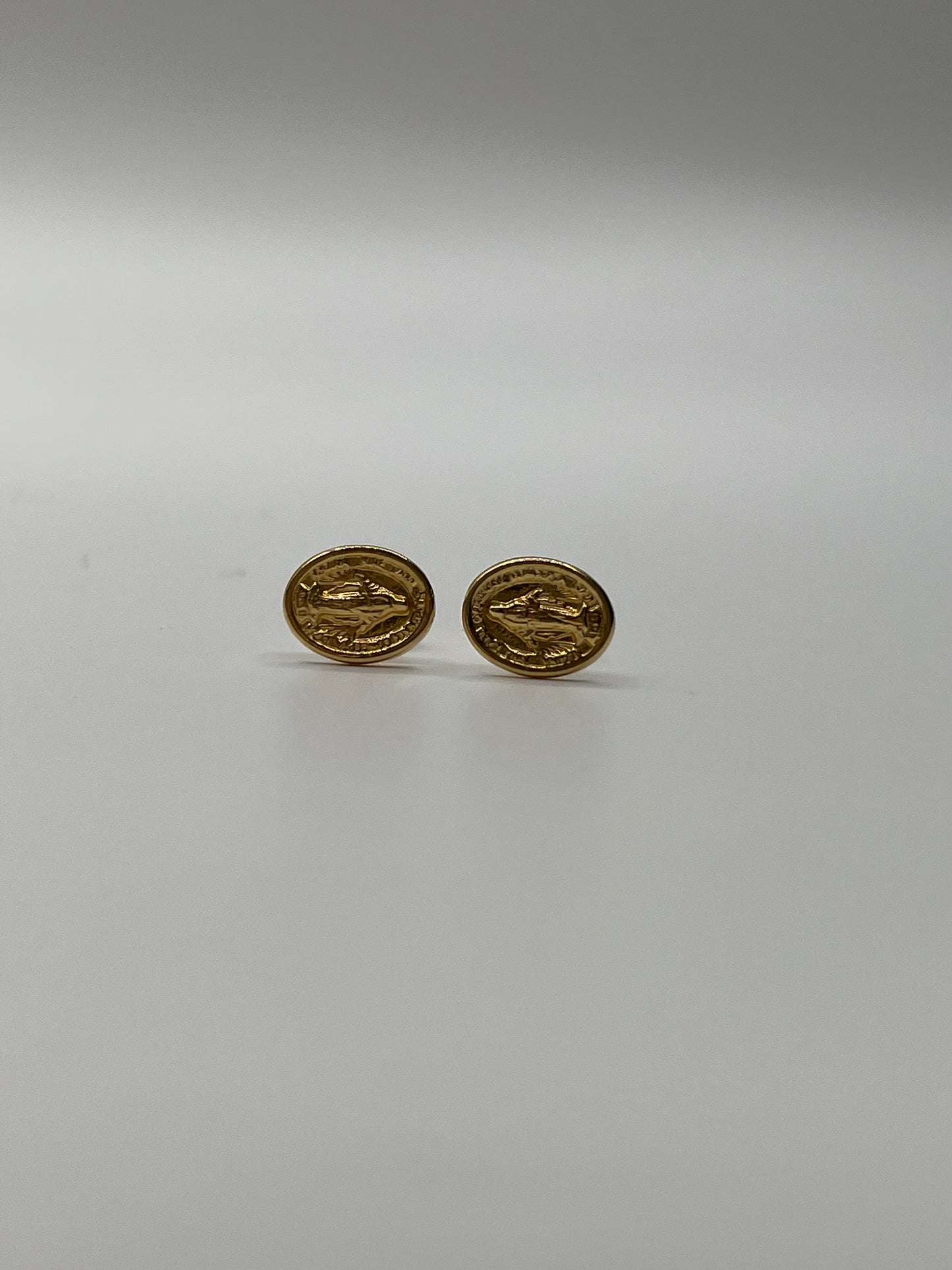 Topos Virgen Milagrosa Oro amarillo 18k 0,89 Gr / 10 mm