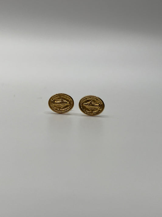 Topos Virgen Milagrosa Oro amarillo 18k 0,89 Gr / 10 mm