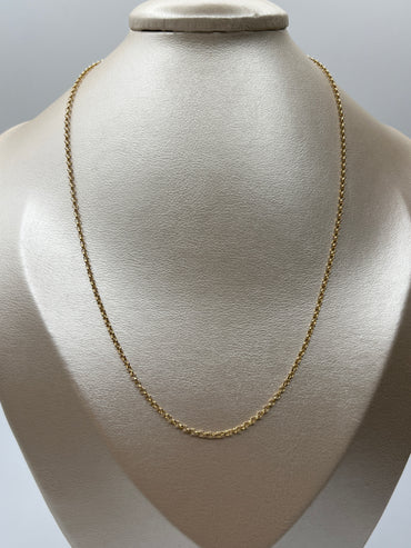 Cadena It Rolon Oro amarillo 18k +3 / 1,25 Gr / 1,80 mm / 45 Cm