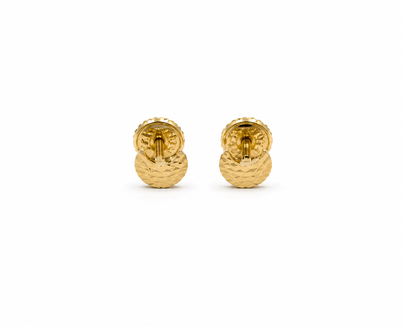 Topos luna diamantada Oro amarillo 18k 0,53 Gr / 5,40 mm
