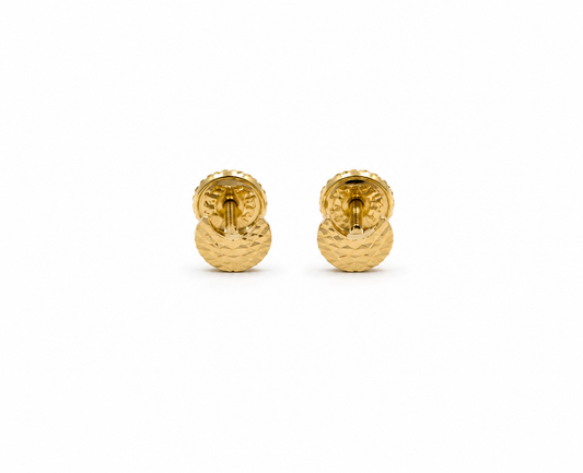 Topos luna diamantada Oro amarillo 18k 0,53 Gr / 5,40 mm