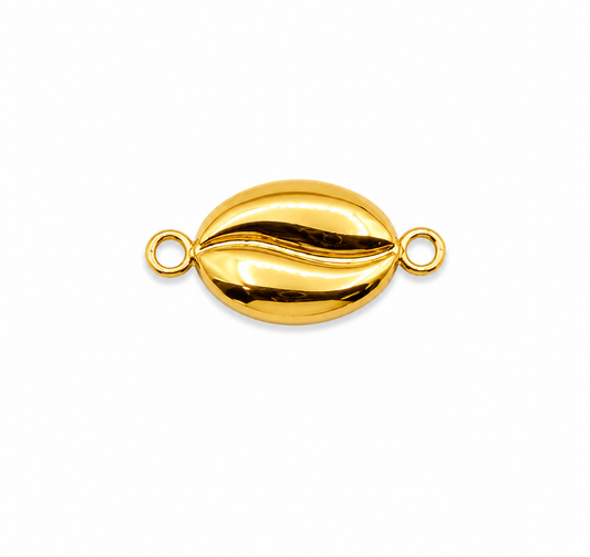 Herraje Cafe Oro amarillo 18k 0,35 Gr / 1,2 Cm