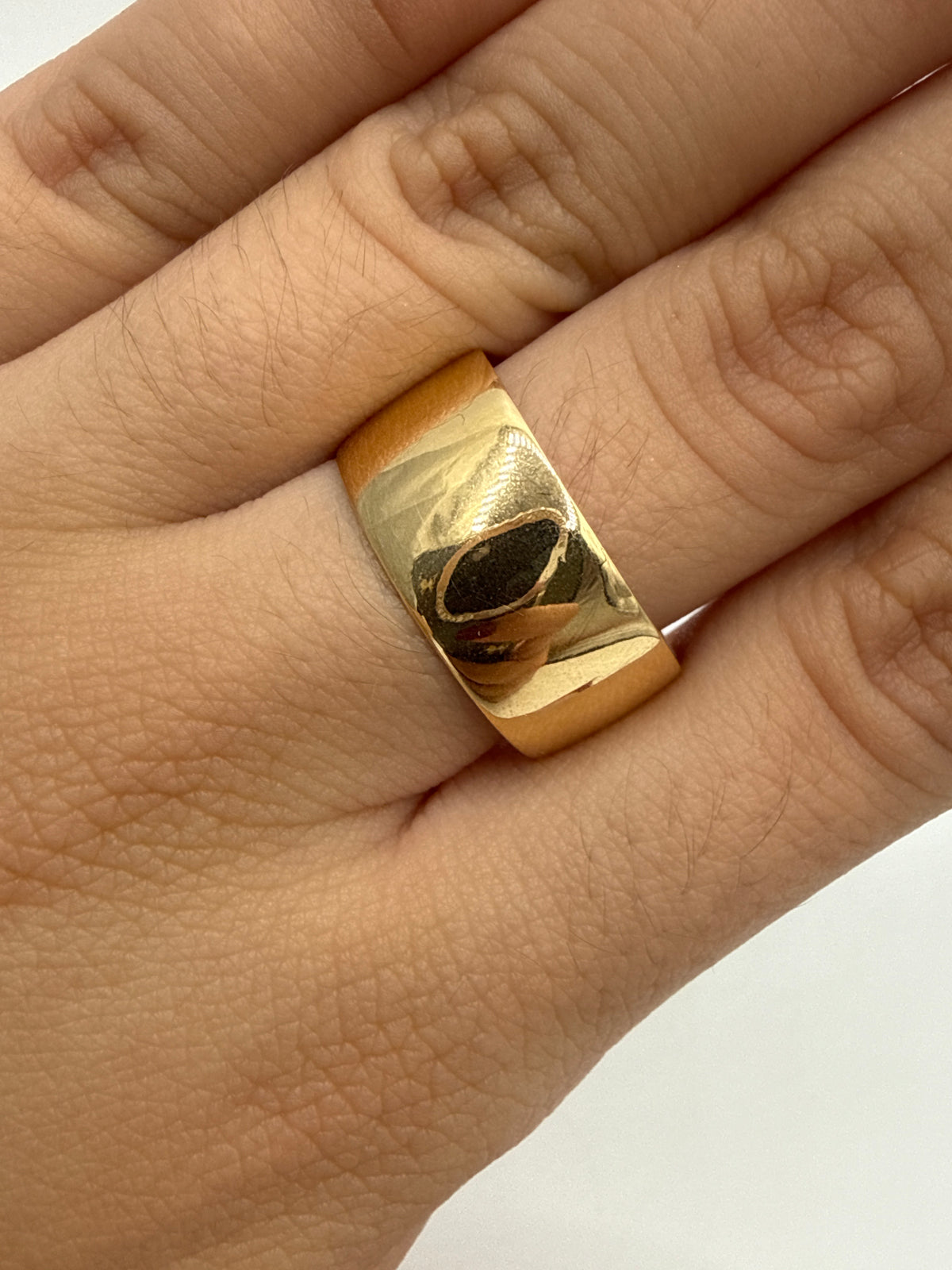 Anillo Argolla Lisa Oro amarillo 18k / Talla 9 / 2,82 Gr / 9,6 mm
