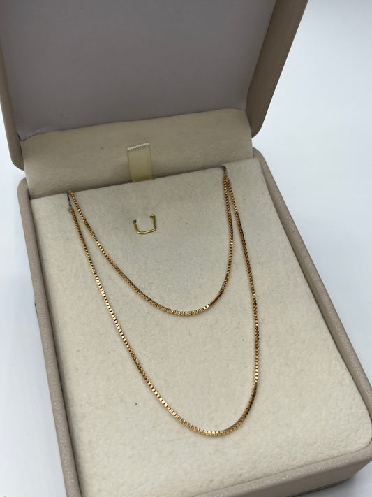 Cadena It Veneciana Oro amarillo 18k 2,71 Gr / 2 mm / 60 Cm