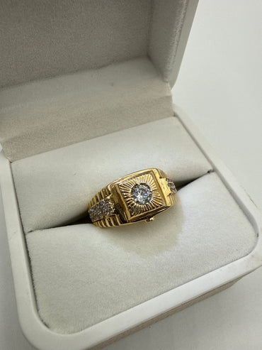 Anillo Circon blanco / Talla 11 / 5,33 Gr / 11 mm