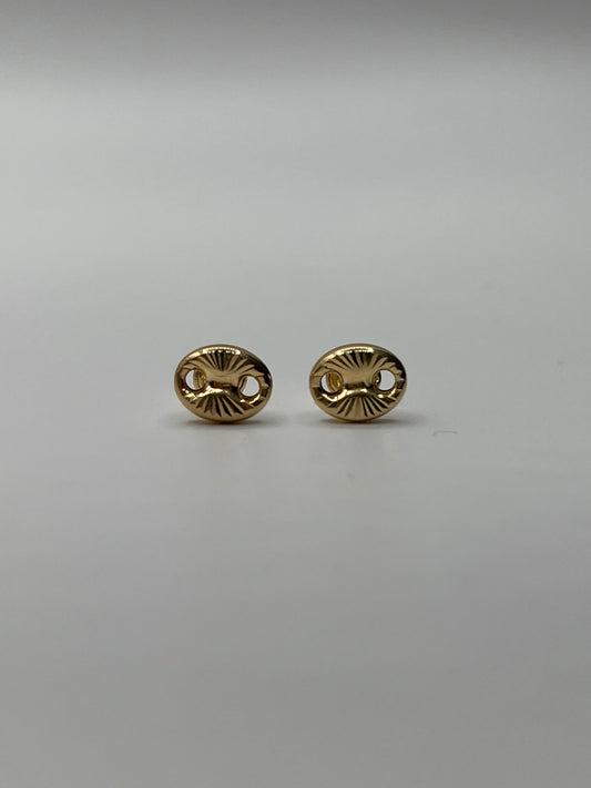 Topos GC diamantado Oro amarillo 18k 0,90 Gr / 9,7 mm