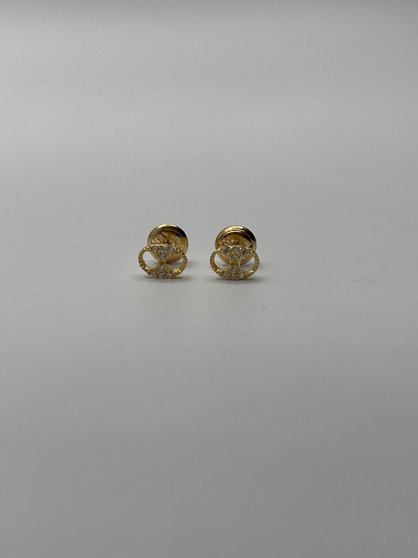 Topos GC Circon Blanco Oro amarillo 18k 0,76 Gr / 6,3 mm