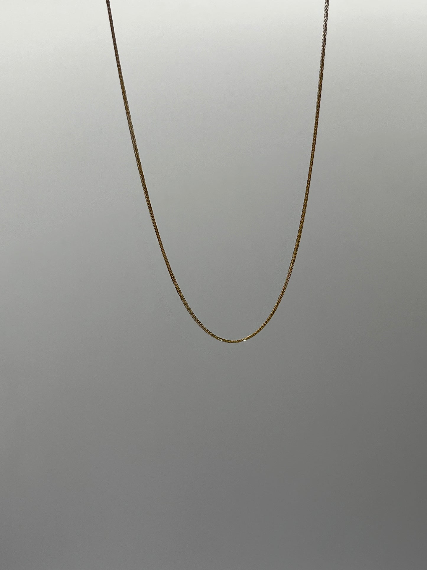 Cadena It Mini Franco Oro amarillo y Oro blanco 18k +3 / 1,8 Gr / 1 mm / 45 Cm