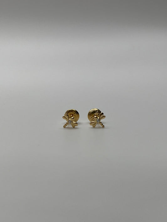 Topos Libelula Oro amarillo 18k 0,62 Gr / 6 mm