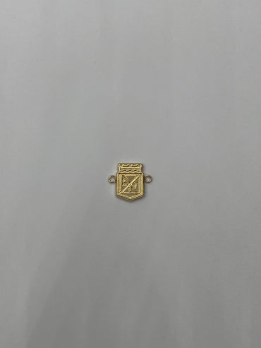 Herraje Atletico Nacional Oro amarillo 18k 0,54 Gr / 1,2 Cm