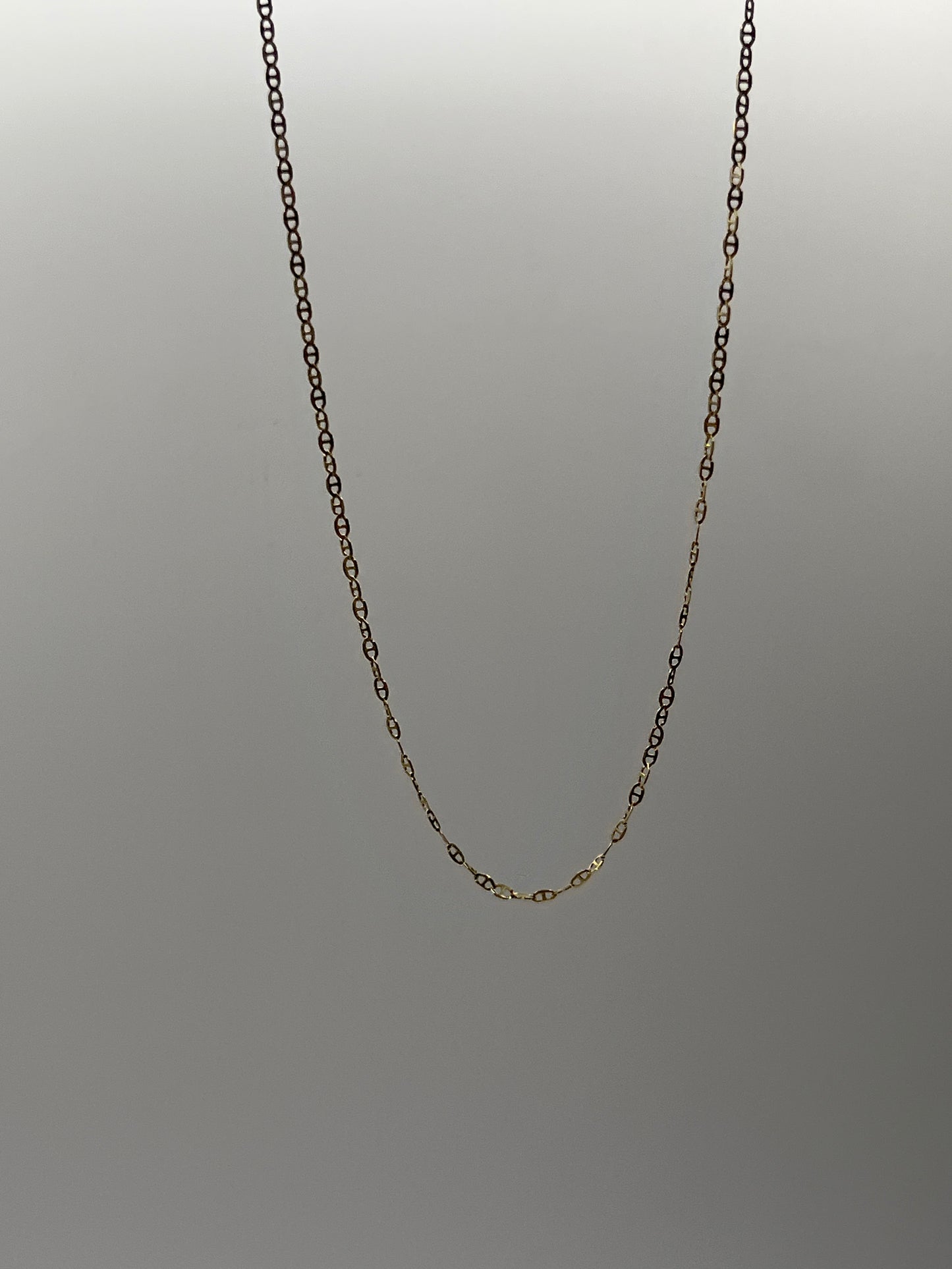 Cadena Plana Oro amarillo 18k 3,50 Gr / 2 mm / 65 Cm