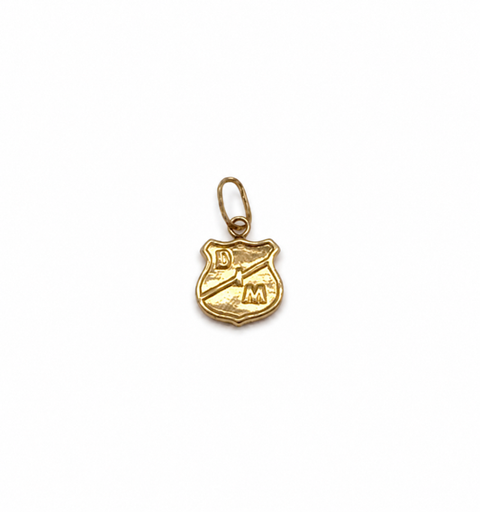 Dije Independiente Medellin Oro amarillo 18k 0,37 Gr / 9,90 mm / 1 Cm