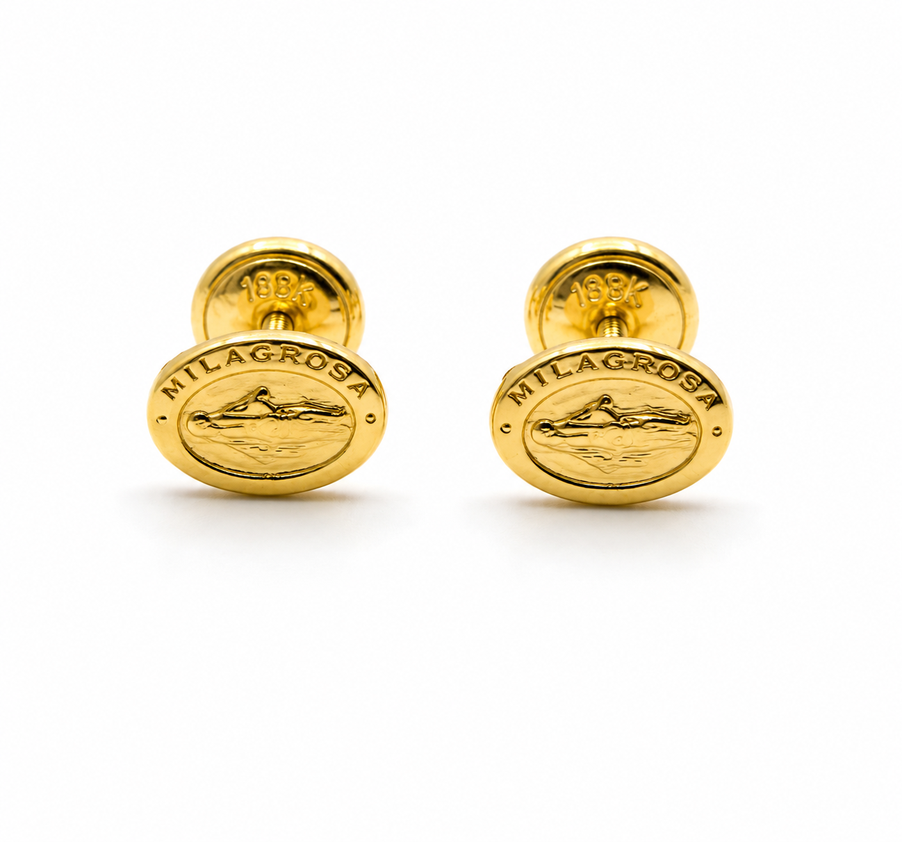 Topos Virgen Milagrosa Oro amarillo 18k 0,68 Gr / 5,40 mm