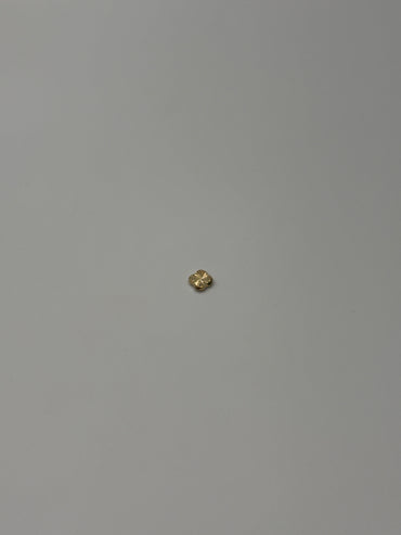 Herraje trebol diamantado Oro amarillo 18k 0,29 Gr / 0,8 Cm