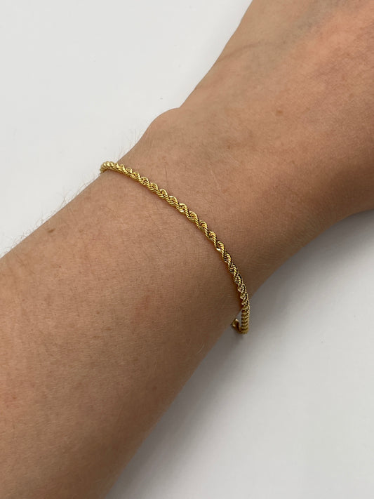Pulso It Lazo Oro amarillo 18k +3 / 1,28 Gr / 1,5 mm / 19 Cm