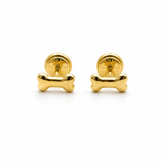 Topos Hueso Oro amarillo 18k 1,00 Gr / 7,70 mm