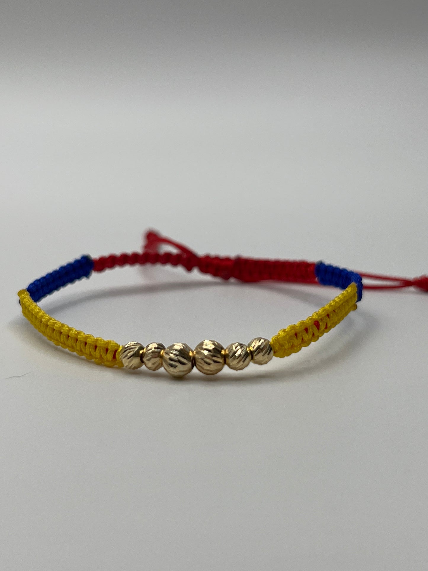Manilla Tejida Tricolor 2 Balin #5 y 4 Balin #4