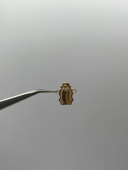 Herraje Virgen Guadalupe Oro amarillo 18k 0,55 Gr / 1 Cm